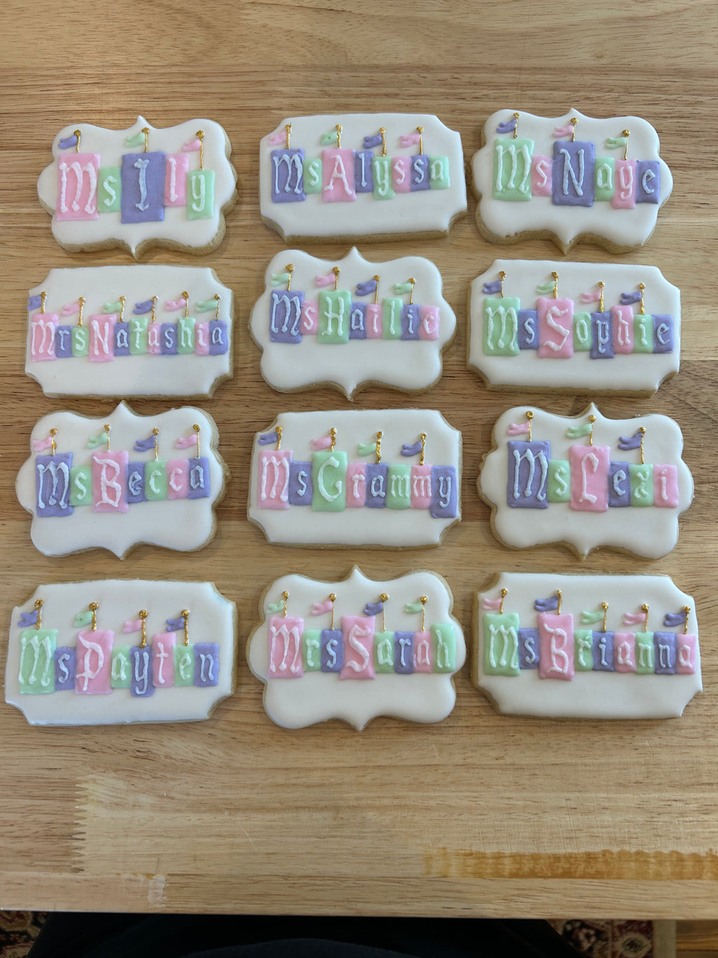 Disney Teacher Appreciation Cookies