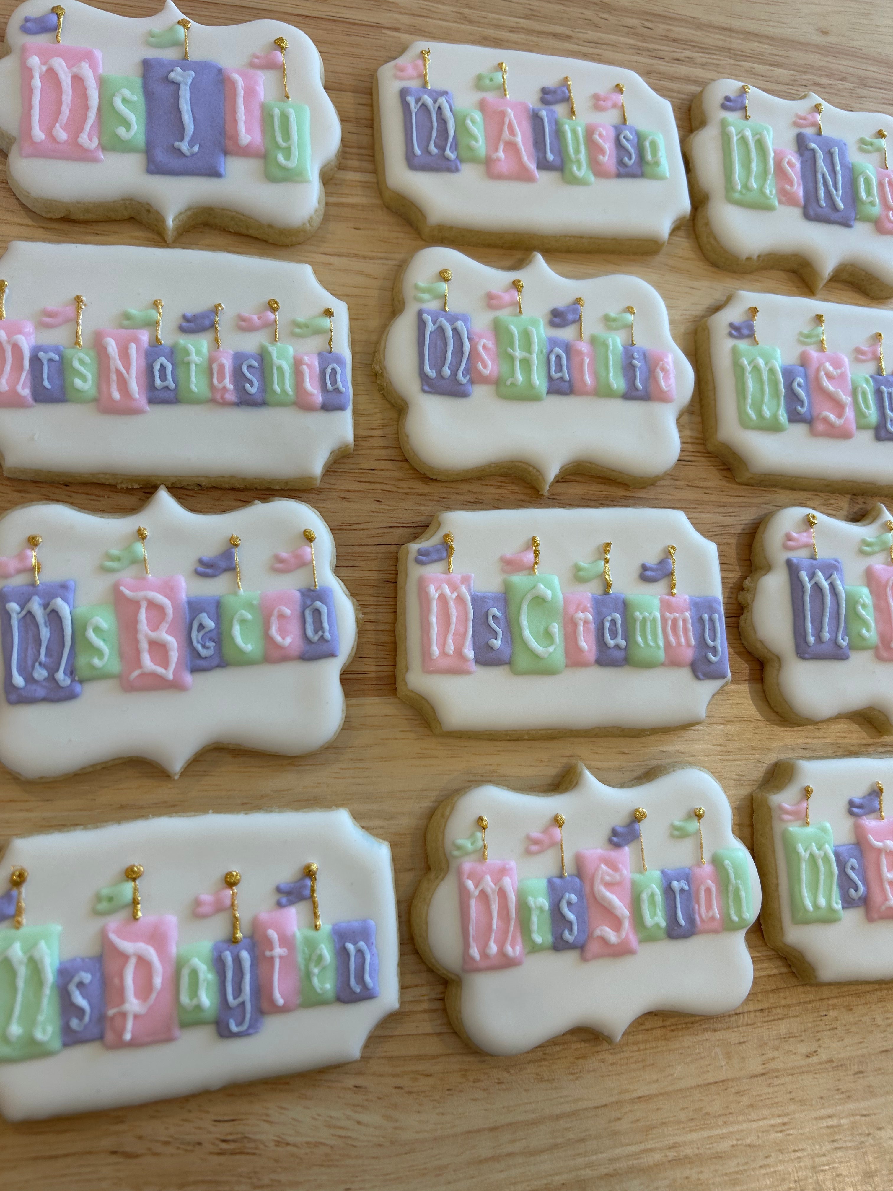 Disney Teacher Appreciation Cookies