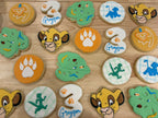 Lion King Decorated Cookies