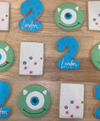 Monsters Inc Decorated Cookies