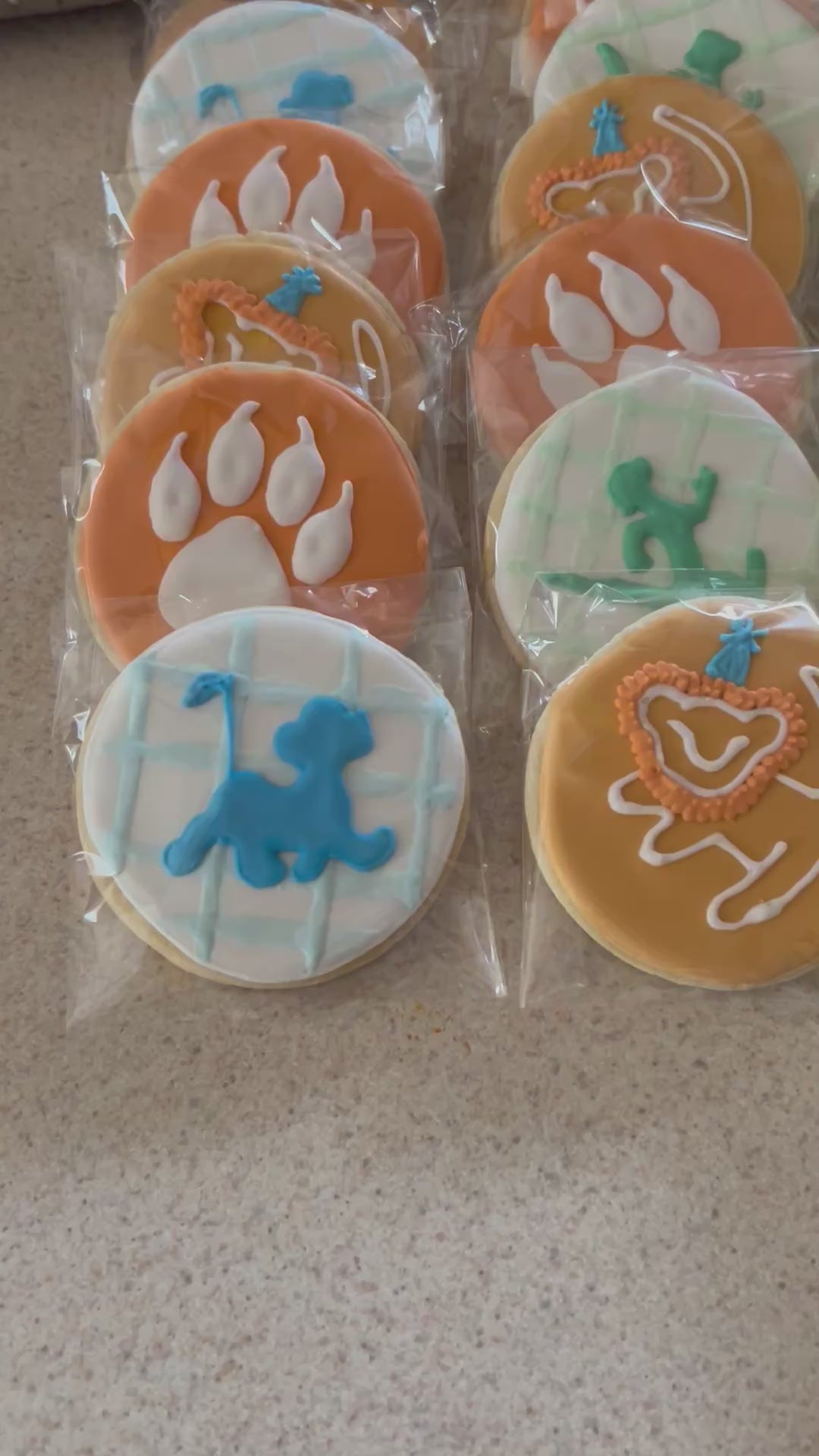 Lion King Decorated Cookies