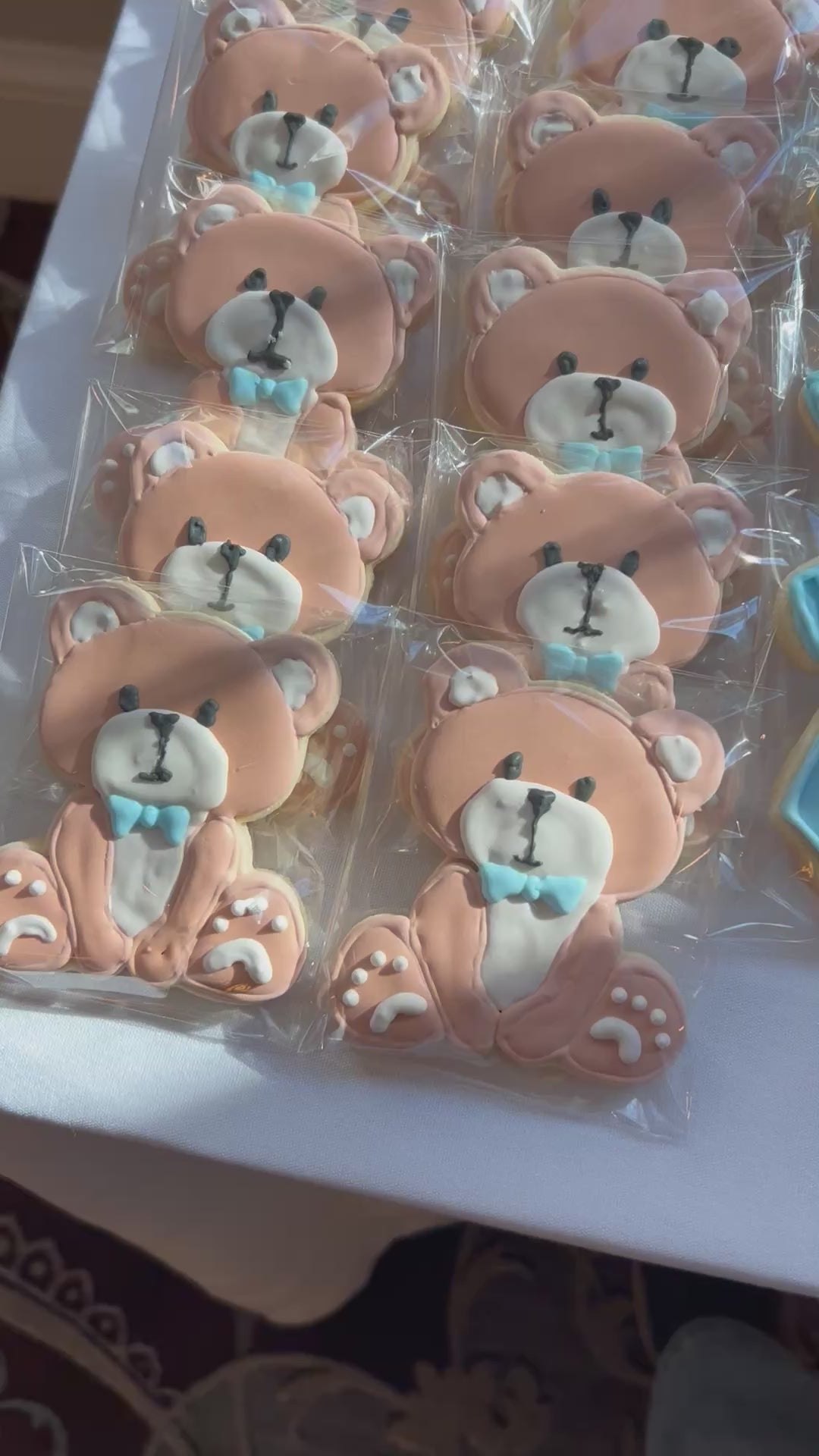 We Can Bearly Wait Decorated Cookies