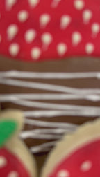 Mini Chocolate Dipped Strawberry Cookies