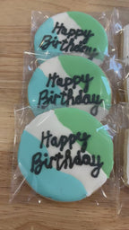 Birthday Banner Decorated Cookies